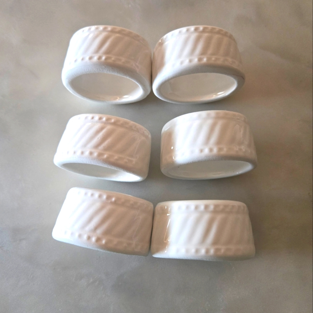 Ceramic Napkin White Holders Great For Any Occasion